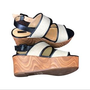 Brand new Schultz Platform Wedge Sandals size 8